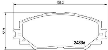 Колодки AKIKA передние AP-17 4 шт купить,NaN