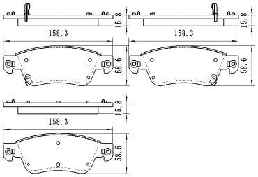 Колодки Winkod передние W1630BP купить,NaN