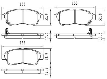 Колодки Winkod передние W240202BP купить,NaN