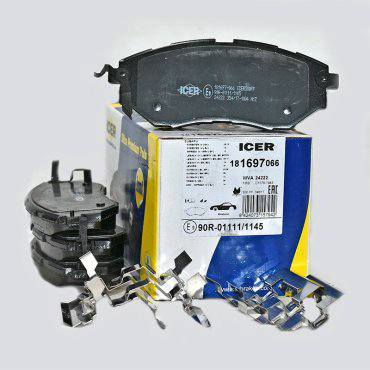 Колодки ICER передние 181697066 4 шт купить,NaN