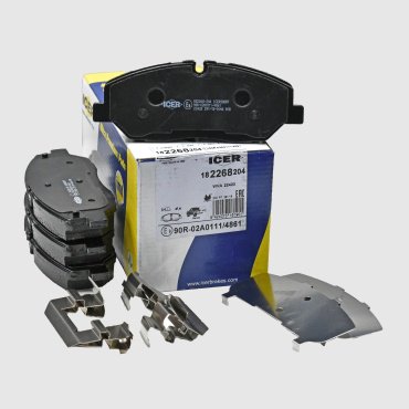 Колодки ICER передние 182268204 4 шт купить,NaN