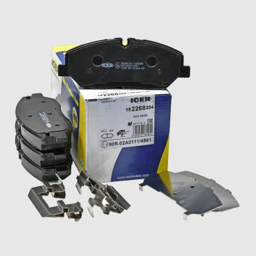 Колодки ICER передние 182268204 4 шт купить,NaN