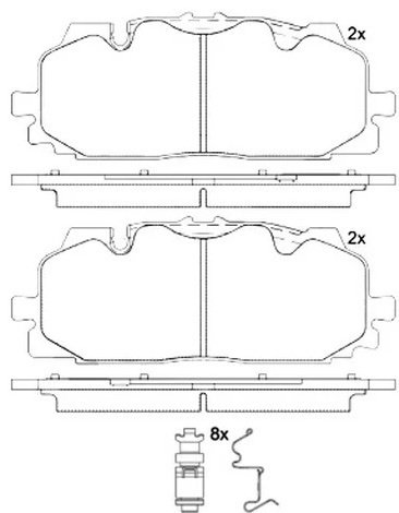 Колодки Brembo передние P85165 1 шт купить,NaN