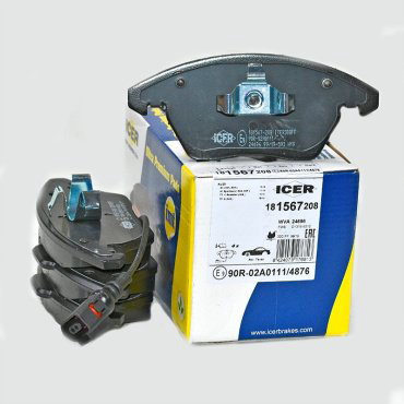 Колодки ICER передние 181567208 4 шт купить,NaN