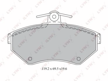 Колодки LYNXauto BD-1214 купить,NaN