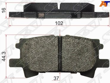 Колодки SAT задние ST-04466-48060 купить,NaN