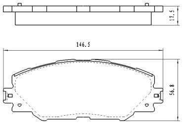 Колодки Winkod передние W2123400BP