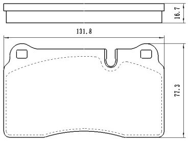 Колодки Winkod передние W1644BP купить,NaN