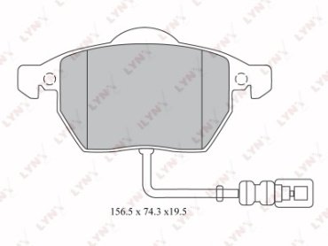 Колодки LYNXauto BD-1212 купить,NaN