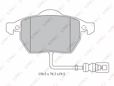Колодки LYNXauto BD-1212 купить,NaN
