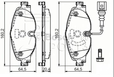 Колодки Winkod передние W1505BP купить,NaN