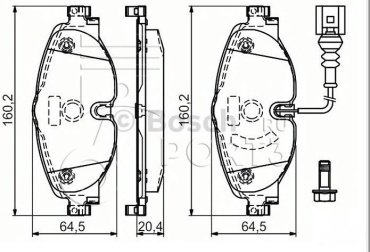 Колодки Winkod передние W1505BP купить,NaN