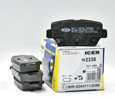 Колодки ICER задние 182338 купить,NaN