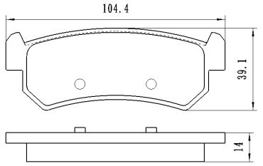 Колодки Winkod задние W1640BP купить,NaN