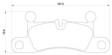 Колодки Brembo задние P65027 купить,NaN