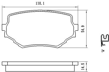 Колодки Winkod передние W0081BP 4 шт купить,NaN