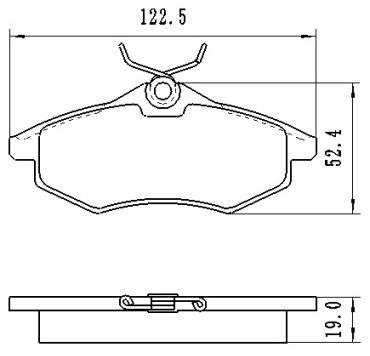 Колодки Winkod передние W1923BP купить,NaN