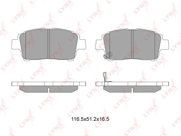 Колодки LYNXauto BD-7526 купить,NaN