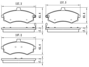 Колодки Winkod передние W1786BP купить,NaN
