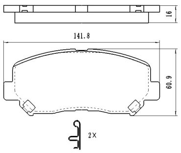 Колодки Winkod передние W1841BP купить,NaN
