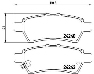 Колодки AKIKA задние AP100 4 шт купить,NaN