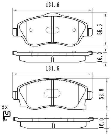 Колодки Winkod передние W1918BP купить,NaN