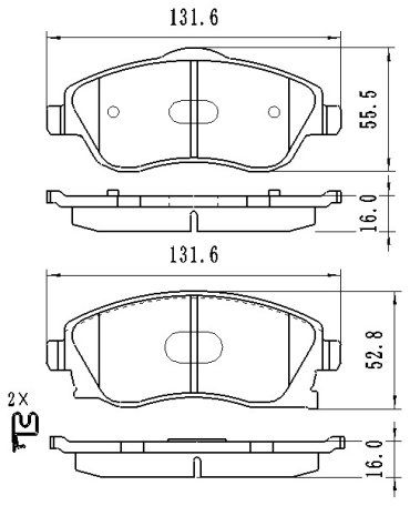 Колодки Winkod передние W1918BP купить,NaN