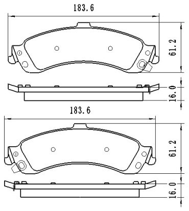 Колодки Winkod задние W1624BP купить,NaN