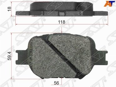 Колодки SAT передние ST0446520540 4 шт купить,NaN