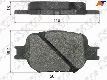 Колодки SAT передние ST0446520540 4 шт купить,NaN
