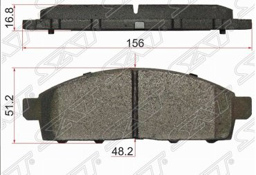 Колодки SAT передние ST-4605A198 купить,NaN