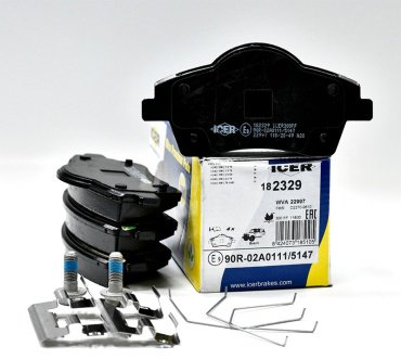 Колодки ICER передние 182329 4 шт купить,NaN