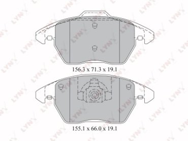 Колодки LYNX передние BD-2206