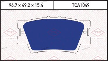 TATSUMI Колодки Тормозные Дисковые TCA1049 купить,NaN