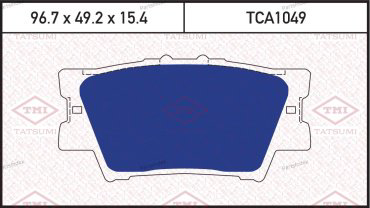 TATSUMI Колодки Тормозные Дисковые TCA1049 купить,NaN