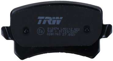 TRW Комплект Тормозных Колодок, Дисковый Тормоз GDB1763 купить,NaN