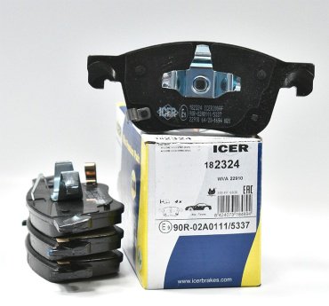 Колодки ICER передние 182324 4 шт купить,NaN