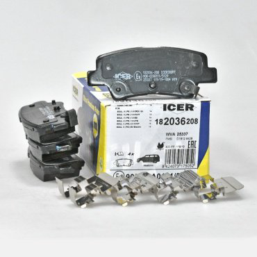Колодки ICER задние 182036208 купить,NaN