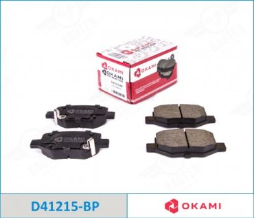 Колодки Okami D41215BP купить,NaN