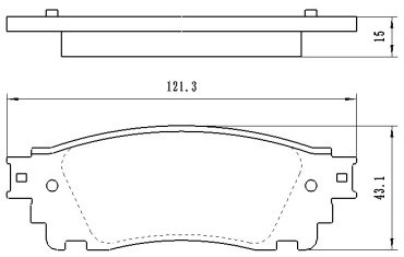 Колодки Winkod задние W1631BP купить,NaN