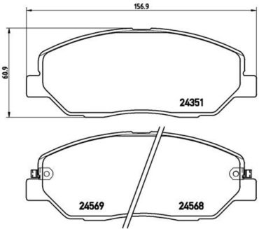 Колодки AKIKA передние AP-33 4 шт купить,NaN