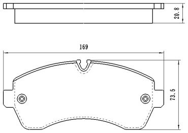 Колодки Winkod передние W1876BP купить,NaN