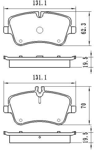 Колодки Winkod передние W1859BP