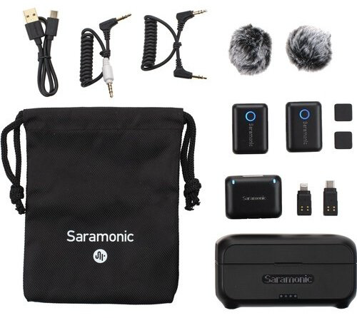 Микрофон Saramonic Blink500 B2+ черный купить,NaN