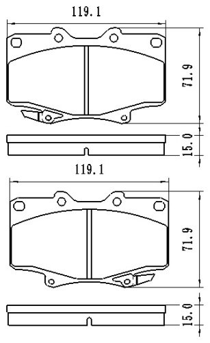 Колодки Winkod передние W0103BP купить,NaN