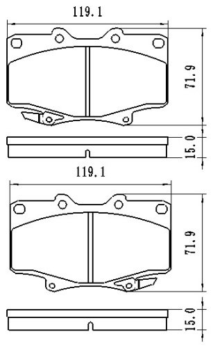 Колодки Winkod передние W0103BP купить,NaN