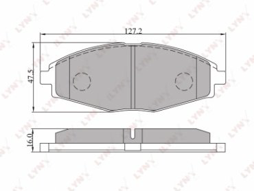 Колодки LYNXauto BD-1801 купить,NaN