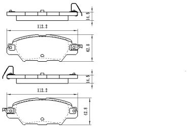 Колодки Winkod задние W1642BP купить,NaN