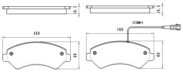 Колодки Winkod передние W1922BP купить,NaN
