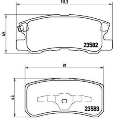 Колодки AKIKA задние AP-36 4 шт купить,NaN